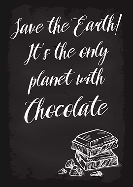 Save The Earth Chocolate