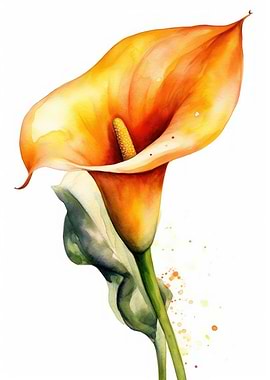 Calla Lily Flower Art