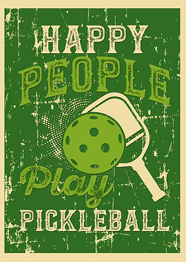 Happy People Play Pickleba
