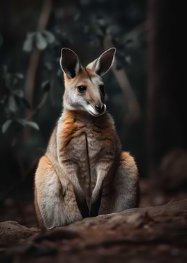 Magnificent wallaby