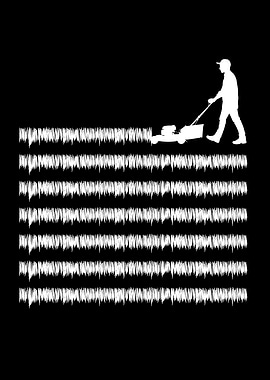 Lawn Mower Lines Garden