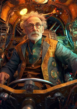 Steampunk driver Richard