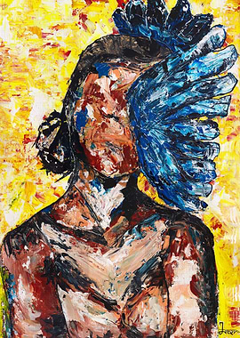 Abstract Portrait Woman