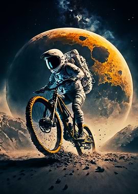Traveling Cycling moon
