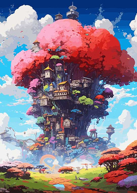 Nature Fantasy Treehouse