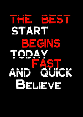 Today is the beginning