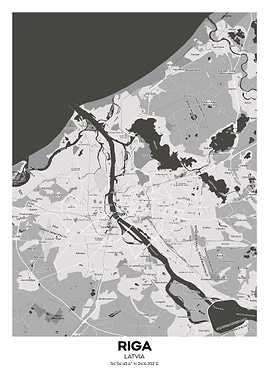 Riga Latvia streetmap