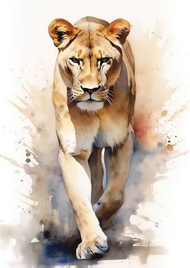 African Lioness
