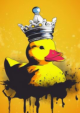 Rubber Duck With Crown