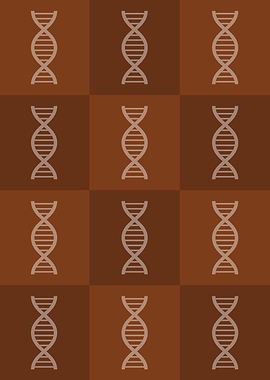 DNA Science Icons Pop Art