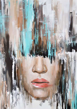 Abstract face painting