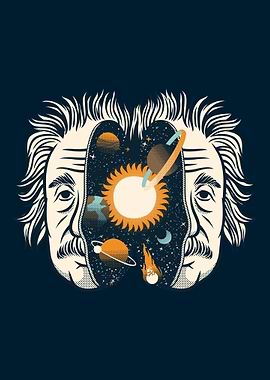 Albert Einstein Head