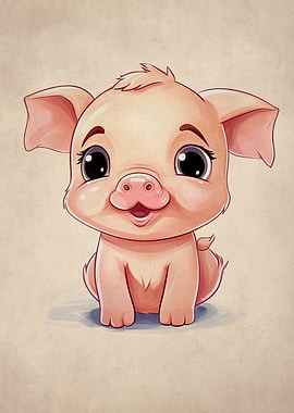 cute animals pig