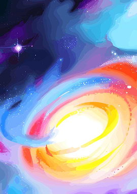 Milky Way Galaxy Abstract