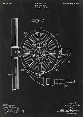 Fire Hose Reel patent