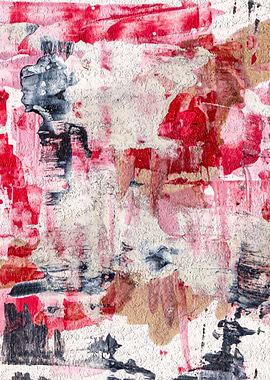 Rosey Abstract Painting