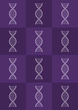 DNA Science Icons Pop Art