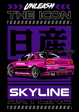 Sky Line Racing Car