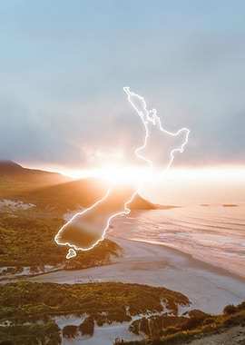 New Zealand Country Map