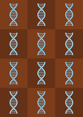 DNA Science Icons Pop Art