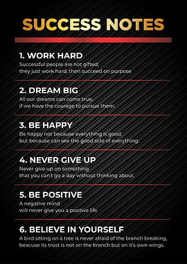 success notes