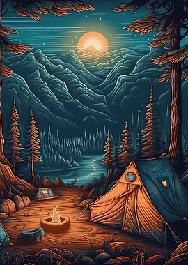 Night Fire Camp
