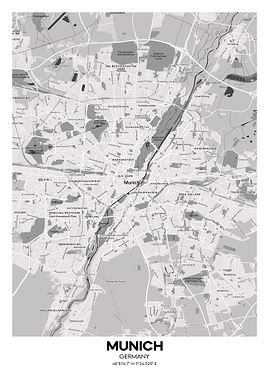 Munich germany map