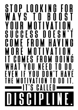 Motivation Vs Discipline