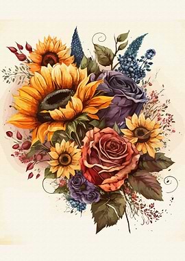 Painting about flowers