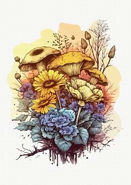 Painting about flowers