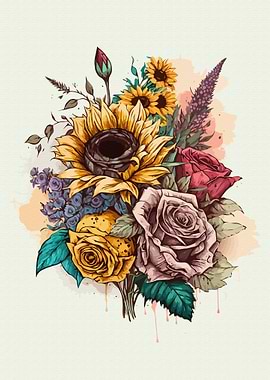 Painting about flowers