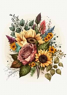 Painting about flowers