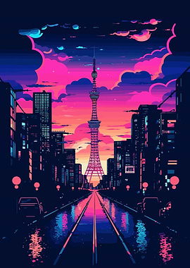 Tokyo Synthwave Retro