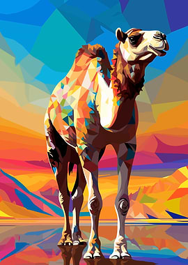 Camel Animal Pop Art