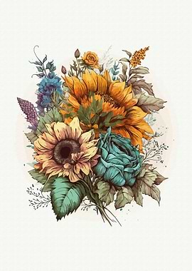 Painting about flowers