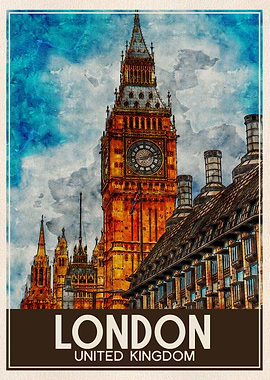 Travel Art London England