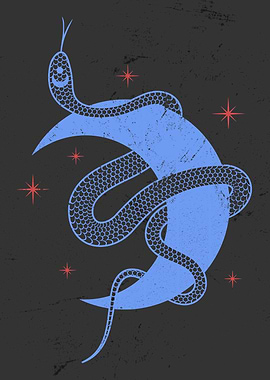 Celestial Moon Snake