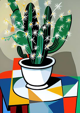 Cactus Plant Art Print