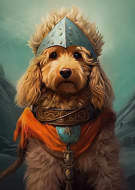 Goldendoodle Viking