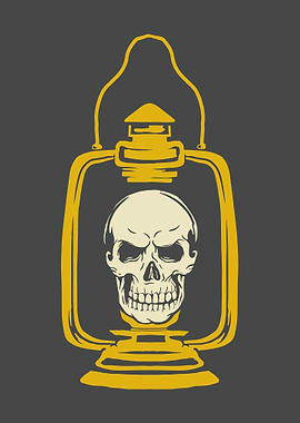 Lantern Skull Halloween
