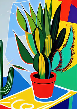 Cactus Plant Art Print