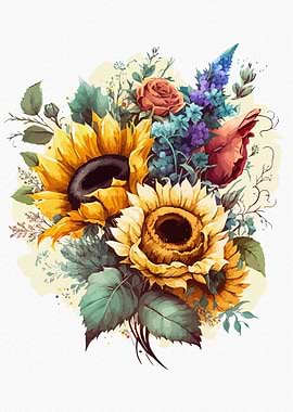 Painting about flowers