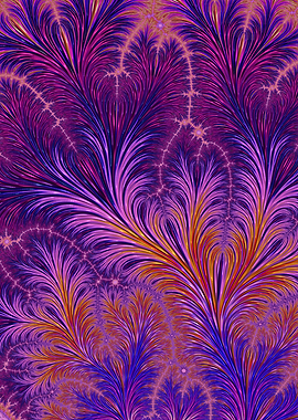 Boho Bold Abstract Fractal