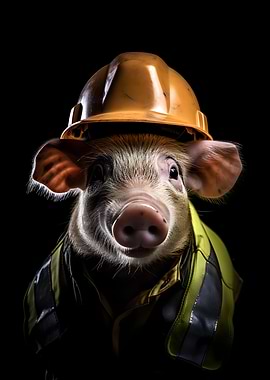 Builder Pig