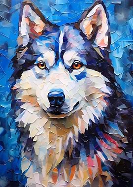 Husky Colorful
