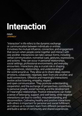 Interaction