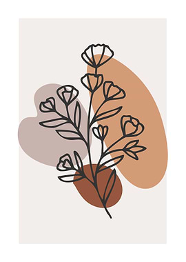 aesthetic abstract plant