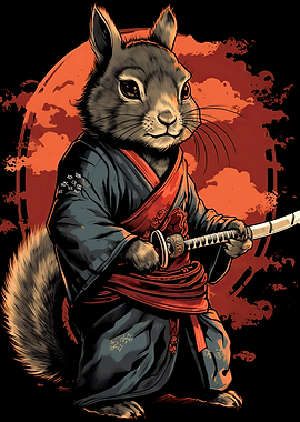 Samurai squirrel