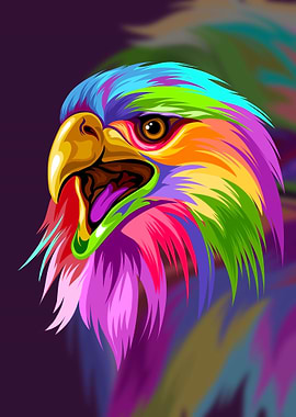eagle pop art