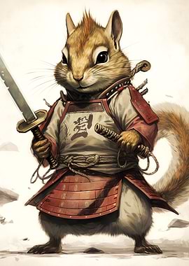 Samurai squirrel